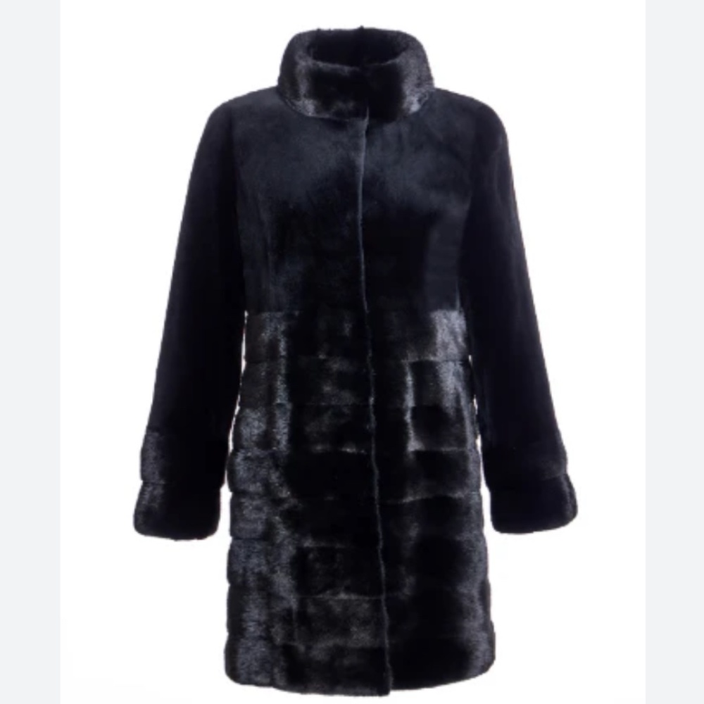 Maximilian Sheared & Long-Hair Mink Coat - Excellent Condition
